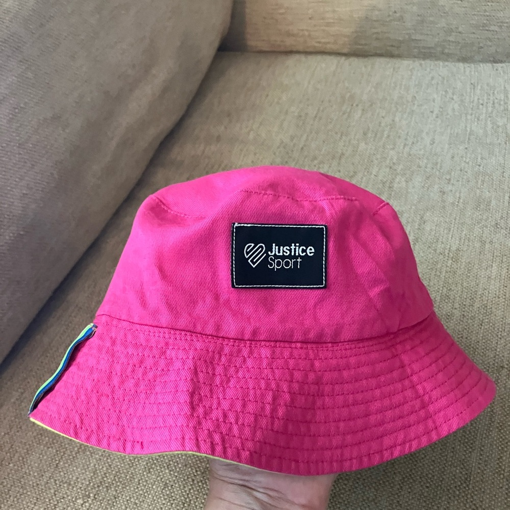 Justice girls reversible bucket hat - Picture 2 of 4